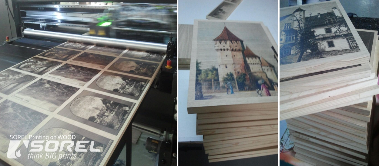 Direct Printing on Wood Sheet, our works